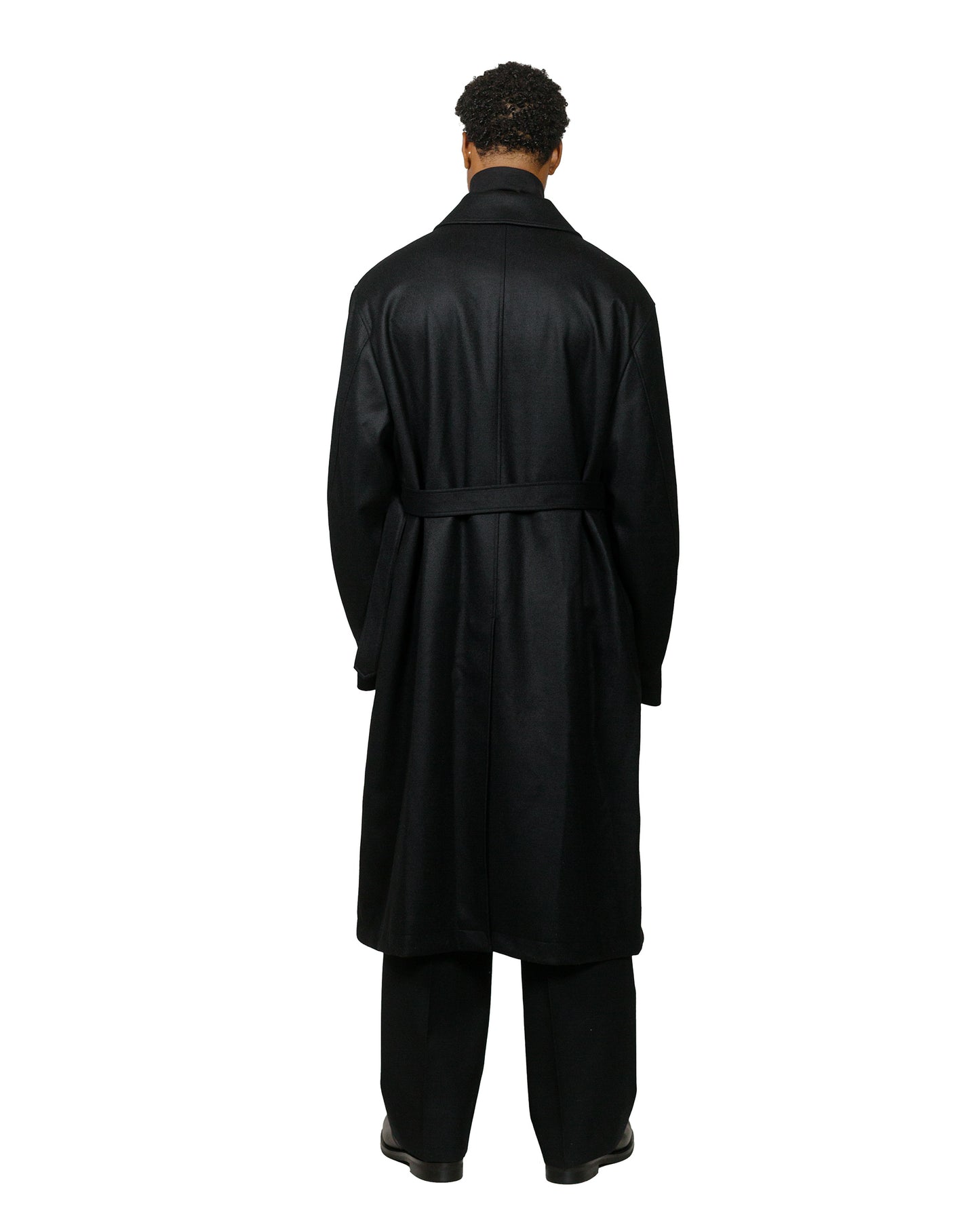 ssstein Oversized Investigated Coat Black back 