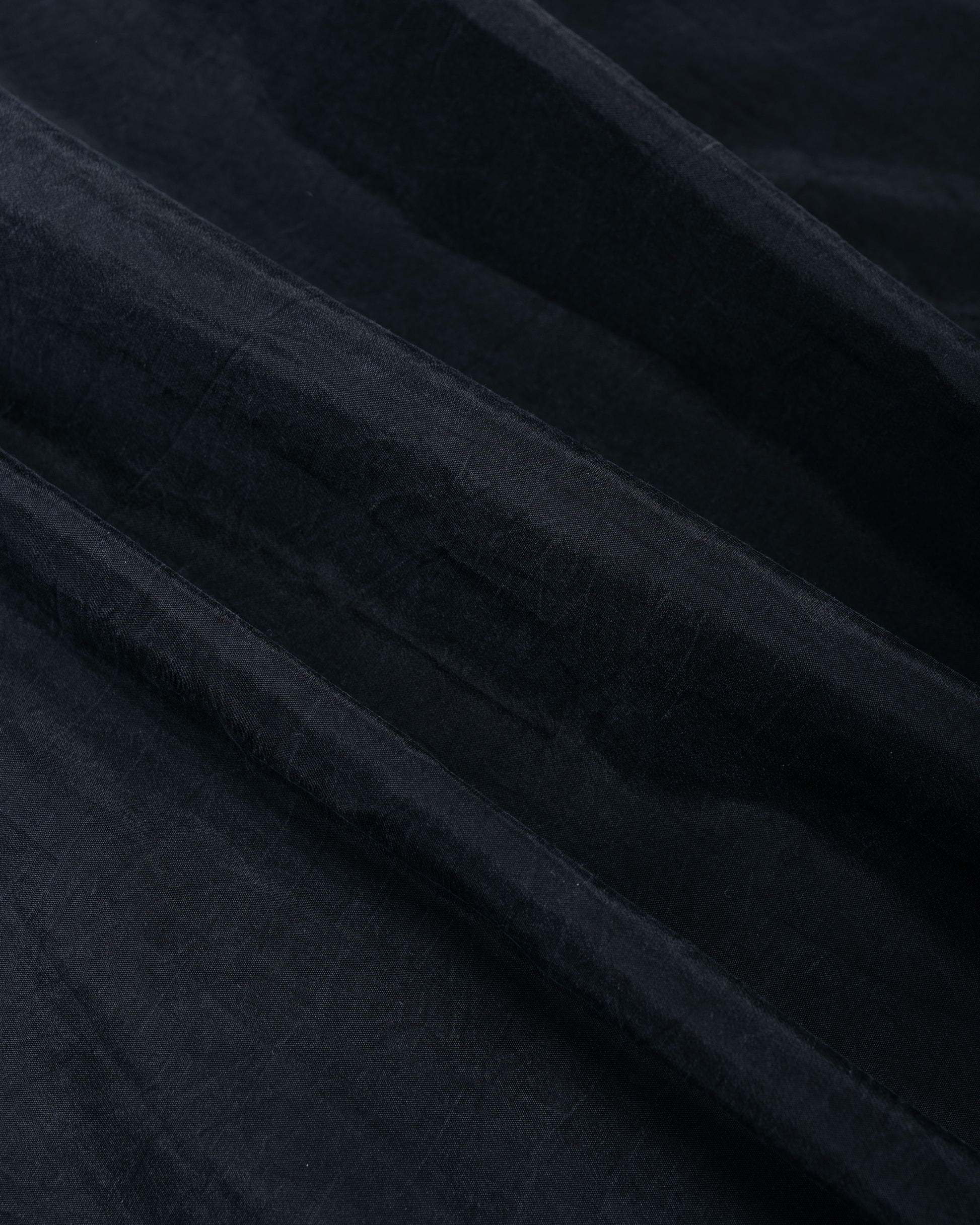 ssstein Silk Nylon Skipper Shirt Black