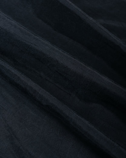 ssstein Silk Nylon Skipper Shirt Black