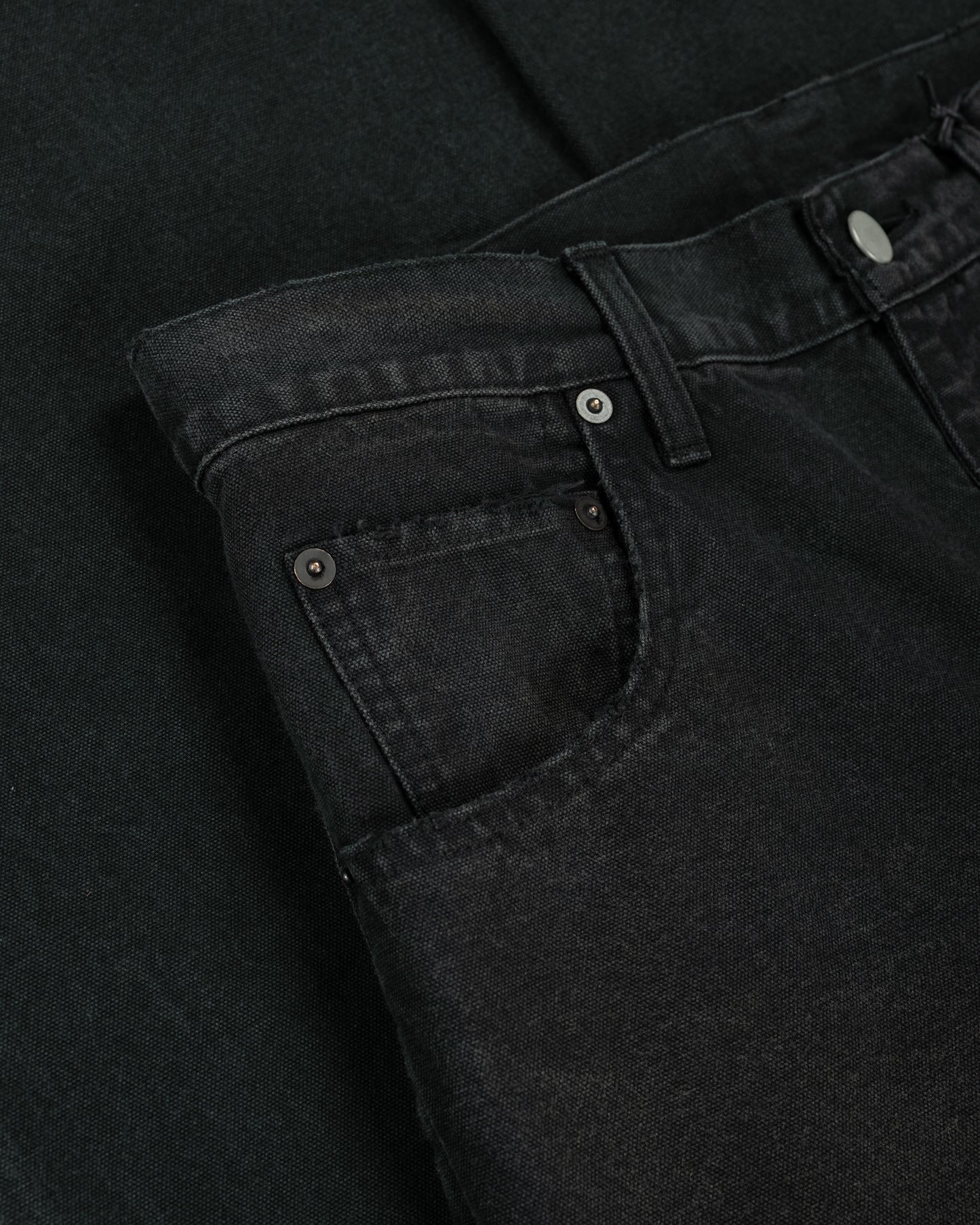 lost & found ssstein ssstein Sulfur Dyed Oxford Vintage Wide Pants Black