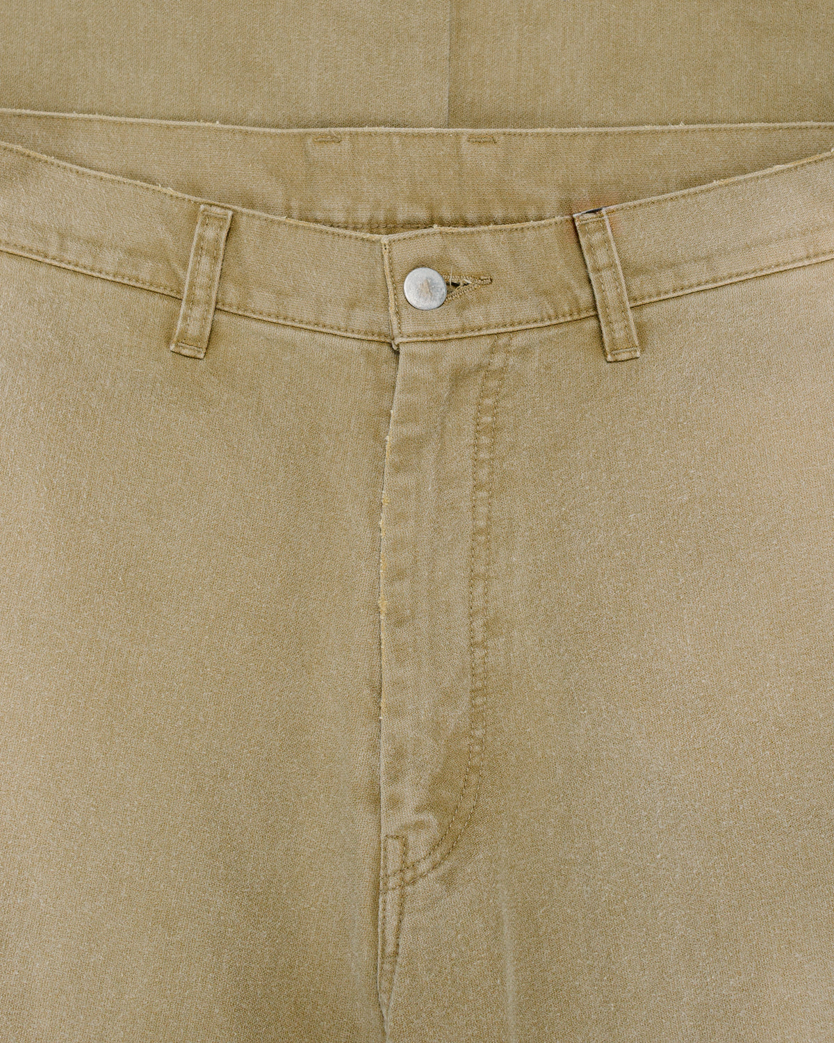ssstein Sulfur Dyed Whip Cord Vintage Trousers Khaki