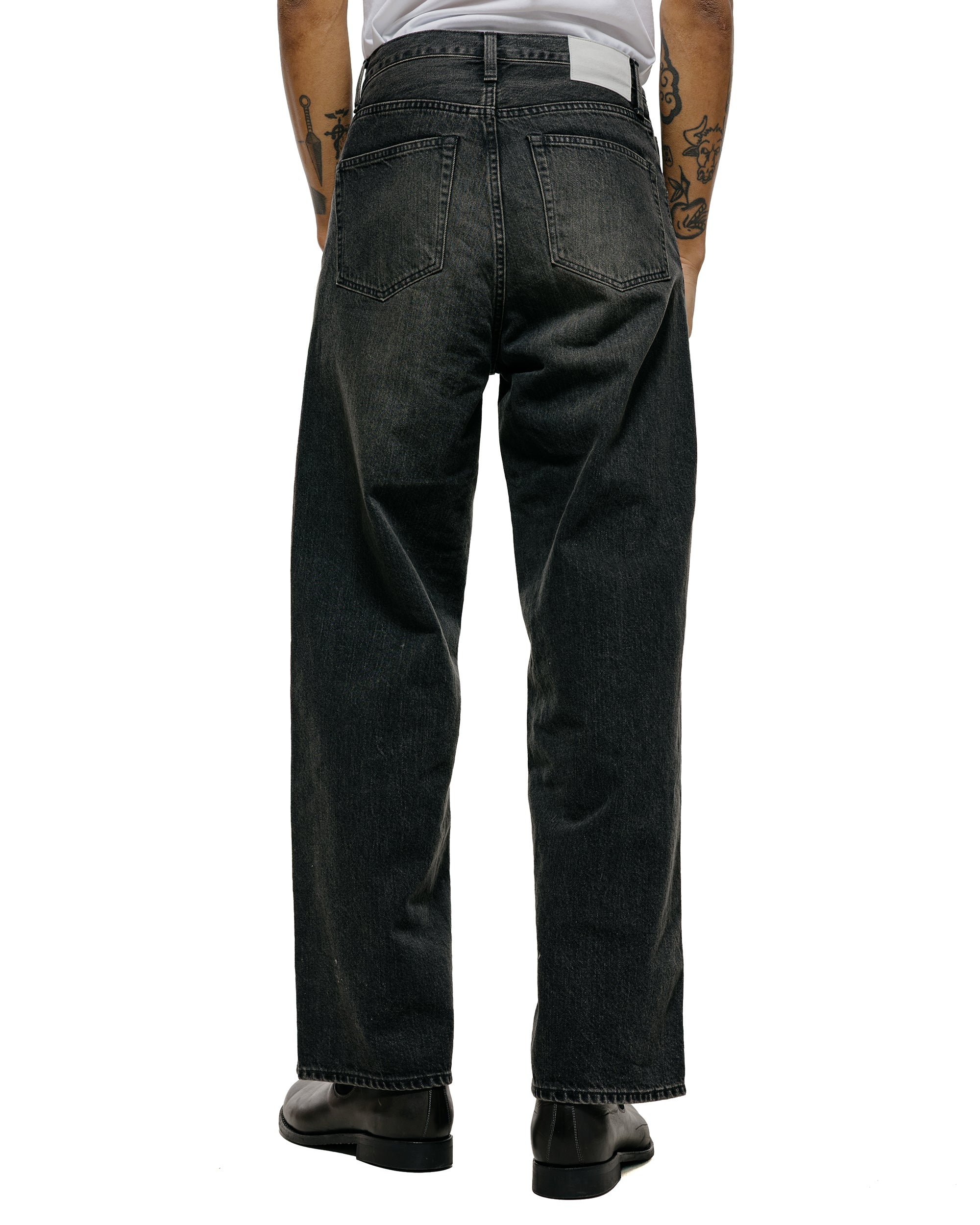 ssstein Wide Denim Jeans Black