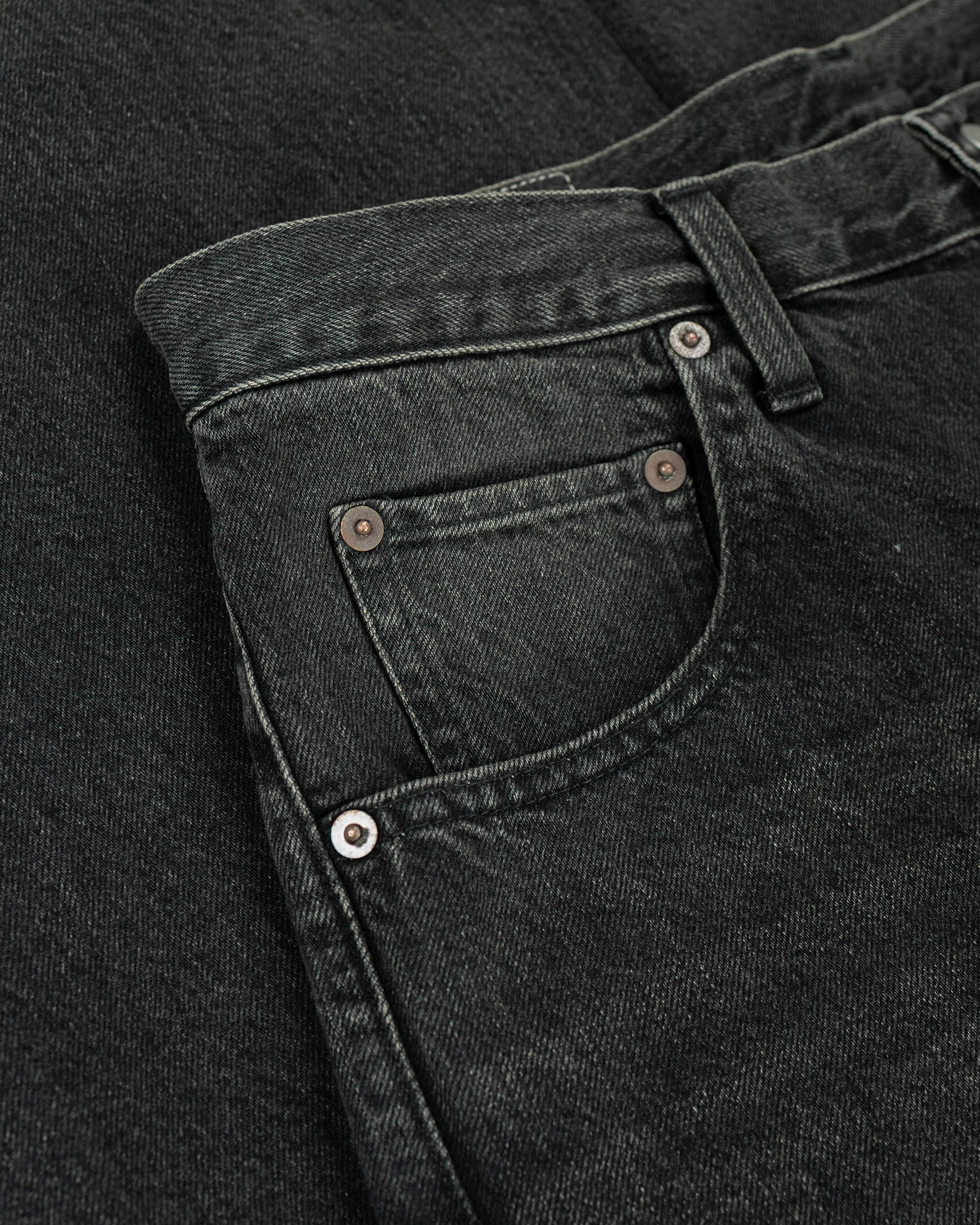 ssstein Wide Denim Jeans Black