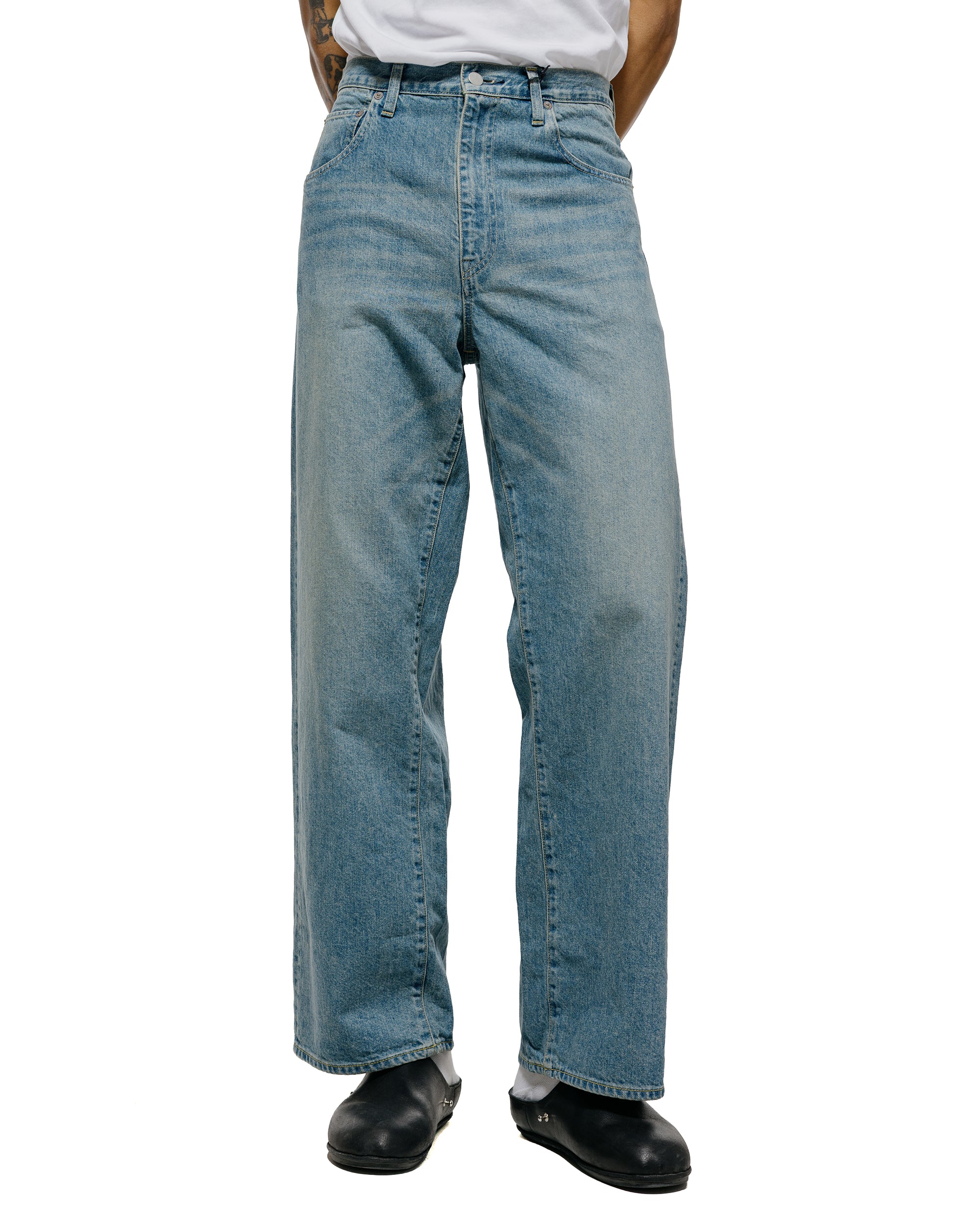 ssstein Wide Denim Jeans Indigo