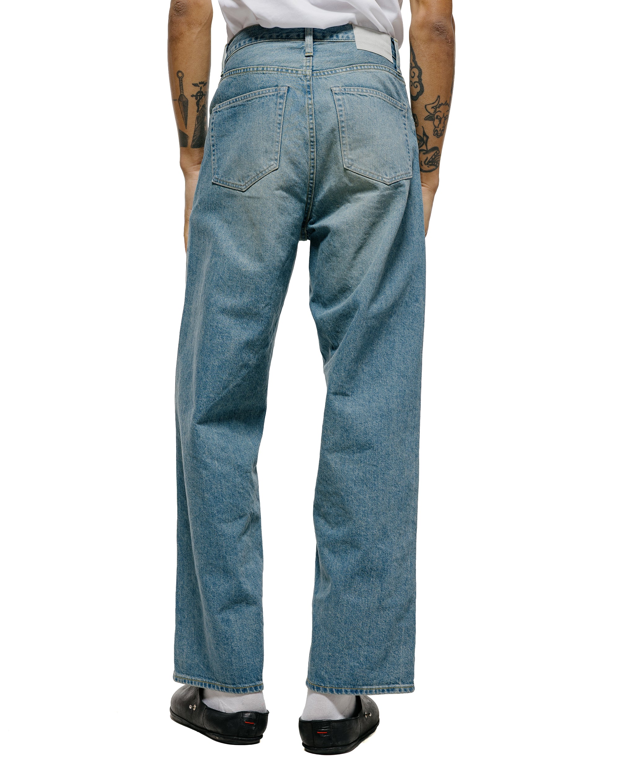 ssstein Wide Denim Jeans Indigo