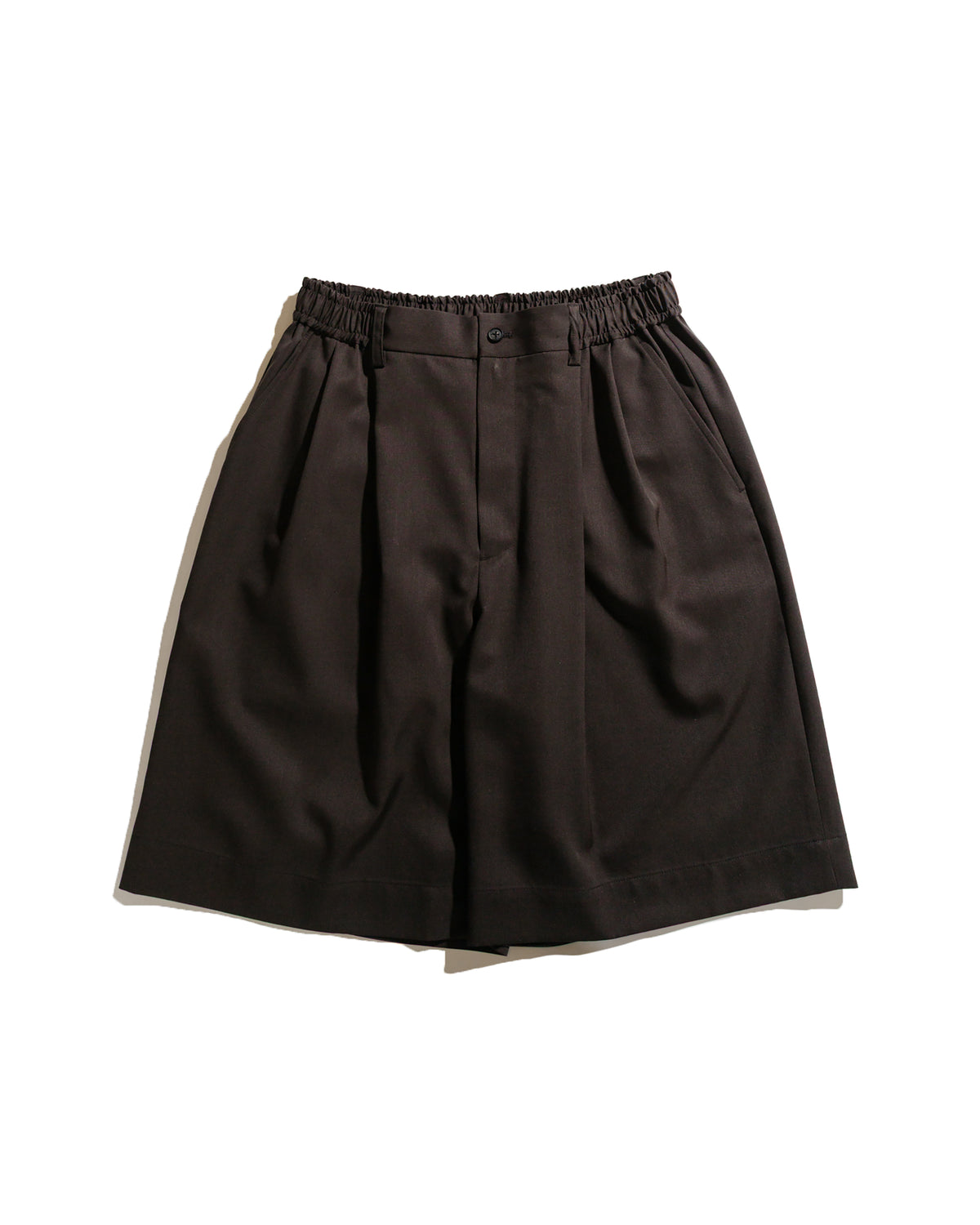 ssstein Wide Easy Short Trousers Grey Khaki