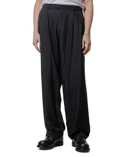 ssstein WoolSilk Wide Easy Trousers Black