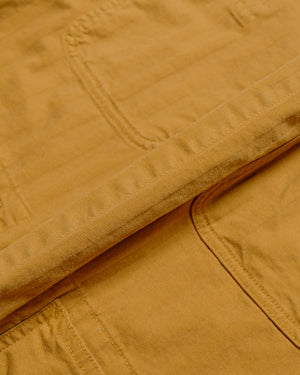 ts(s) Cover All Jacket Garment Dye Cotton/Rayon Herringbone Stretch Cloth Ocher fabric