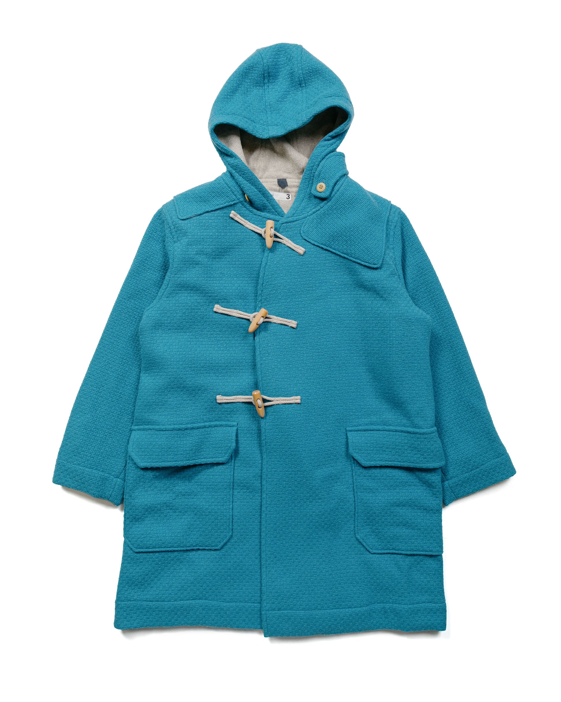 ts(s) Duffle Coat Basket Weave Dobby Cloth Blue