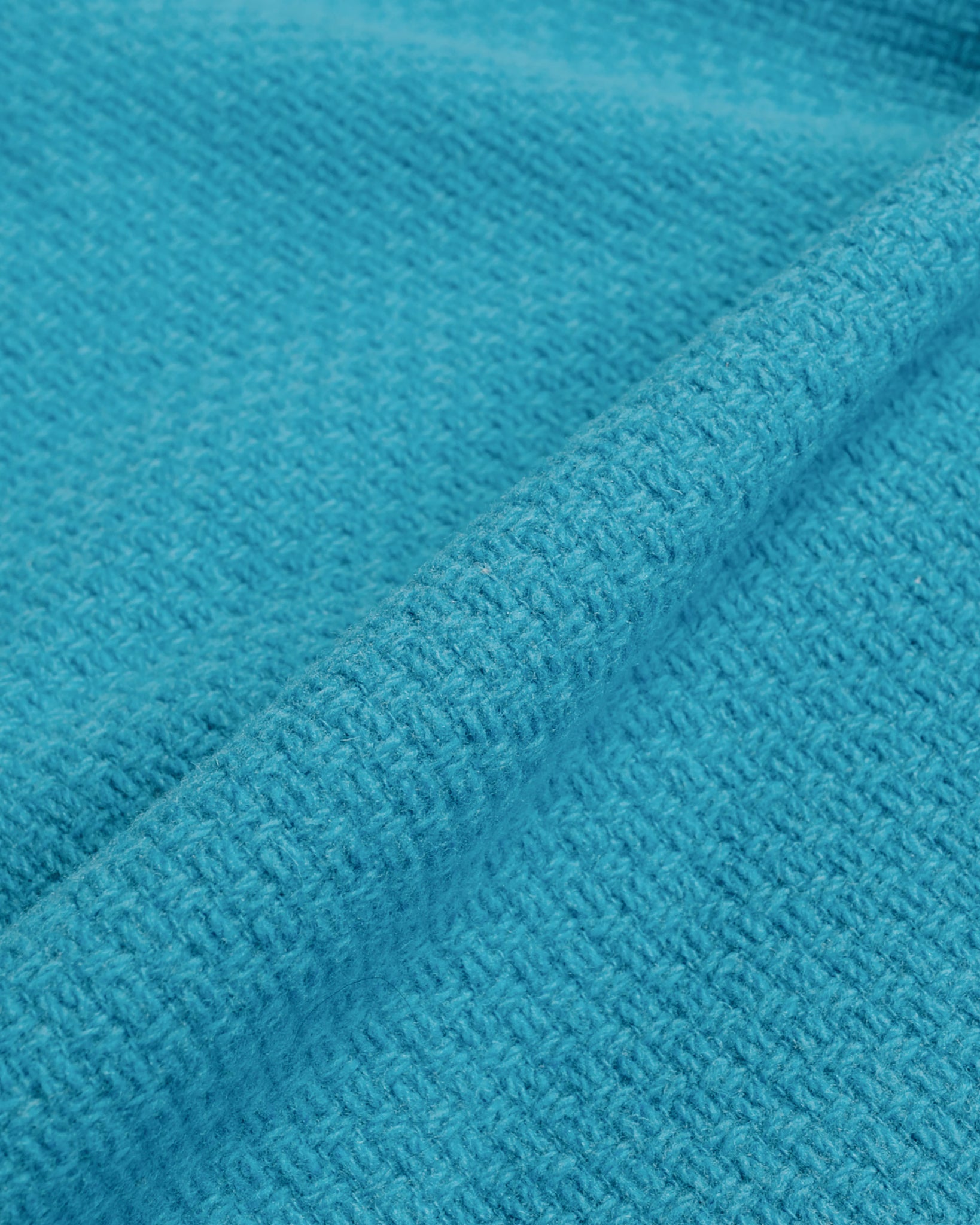 ts(s) Duffle Coat Basket Weave Dobby Cloth Blue fabric