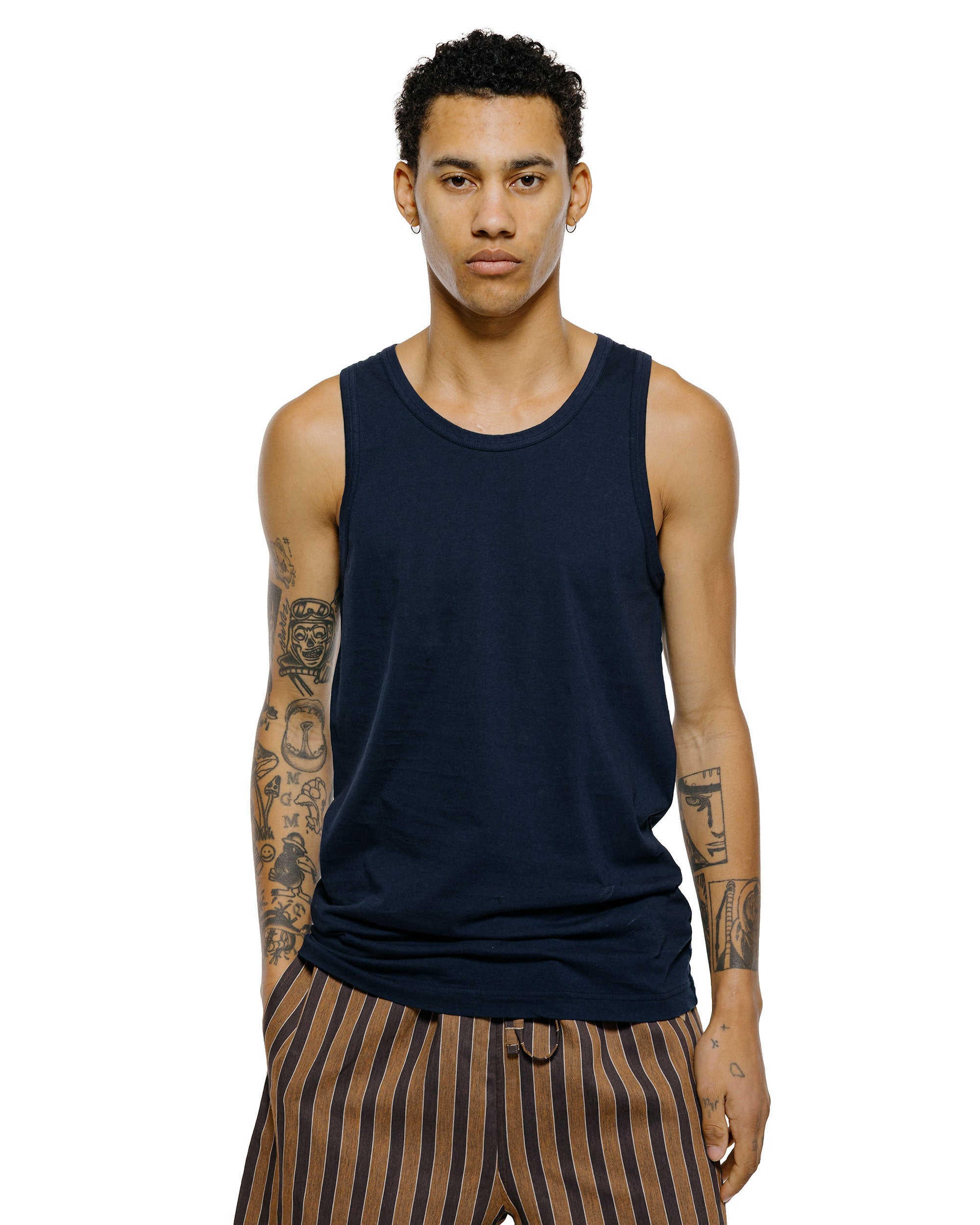 ts(s) Tank Top High Gauge Cotton Jersey Navy
