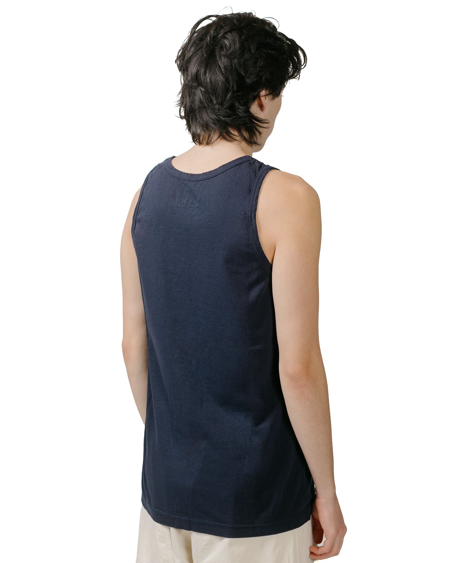 ts(s) Tank Top High Gauge Cotton Jersey Navymodel back