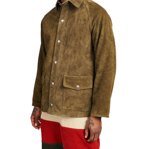 The Real McCoy's MJ21014 8HU Leather Welder Jacket Brown
