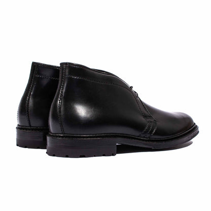 Alden Chukka Boot Black Shell Cordovan with Commando Sole Back