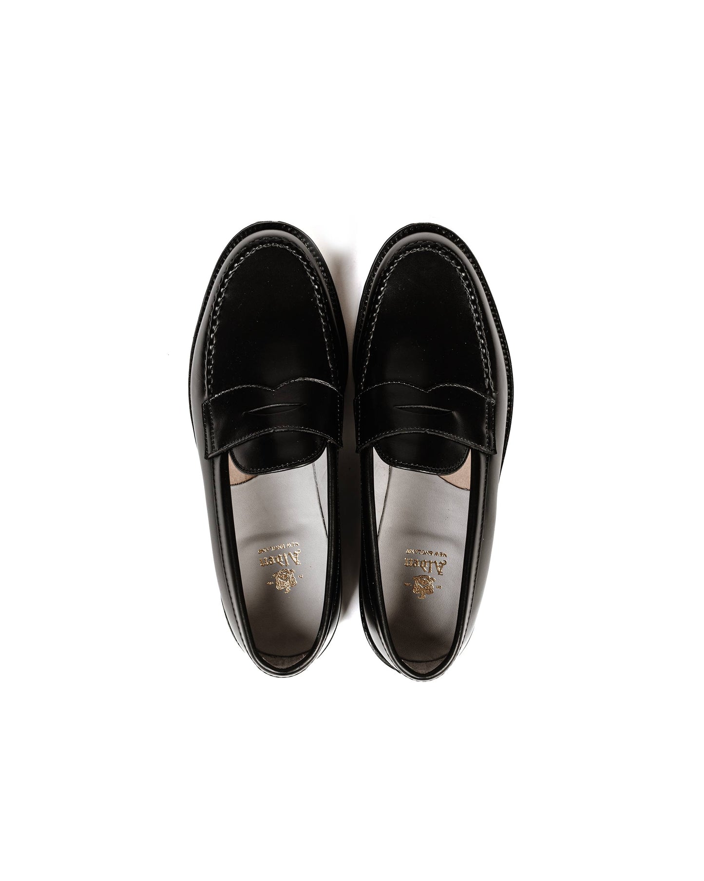 Alden Leisure Handsewn Black Calfskin 981 Top