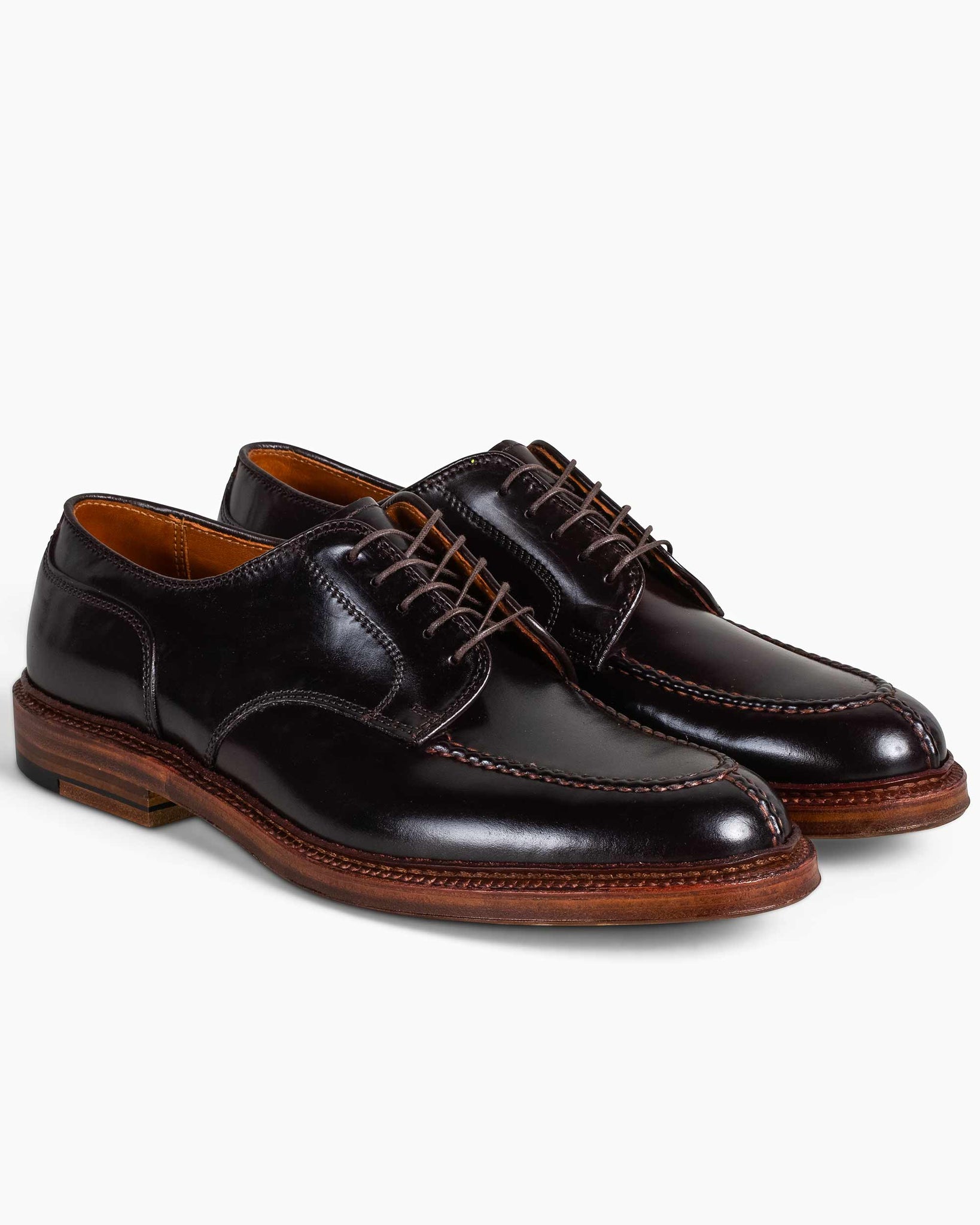 Split Shell Cleats Alden Norwegian Split Toe Blucher Colour 8 Shell Cordovan G1601