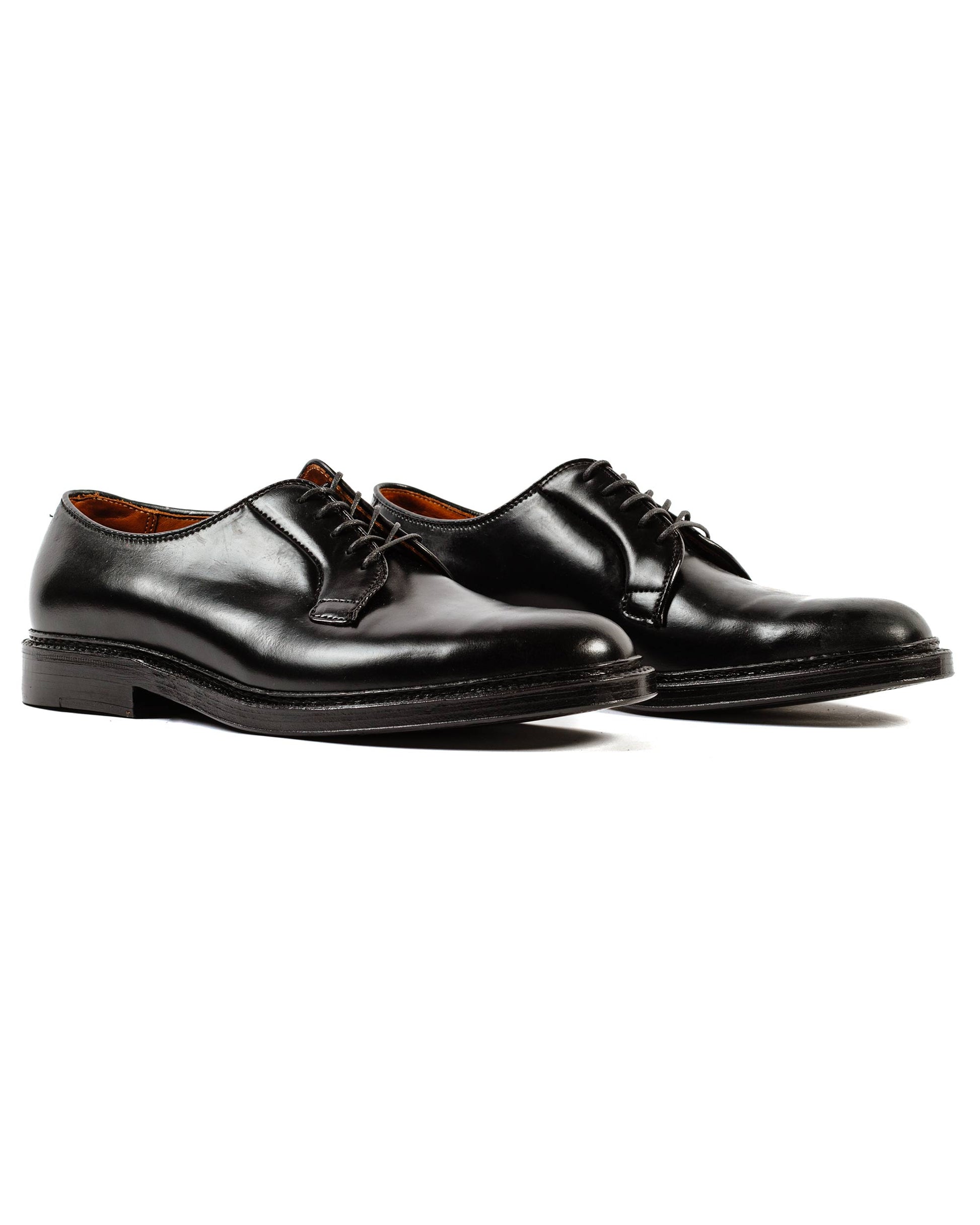 Alden Plain Toe Blucher Black Shell Cordovan 9901 SIde