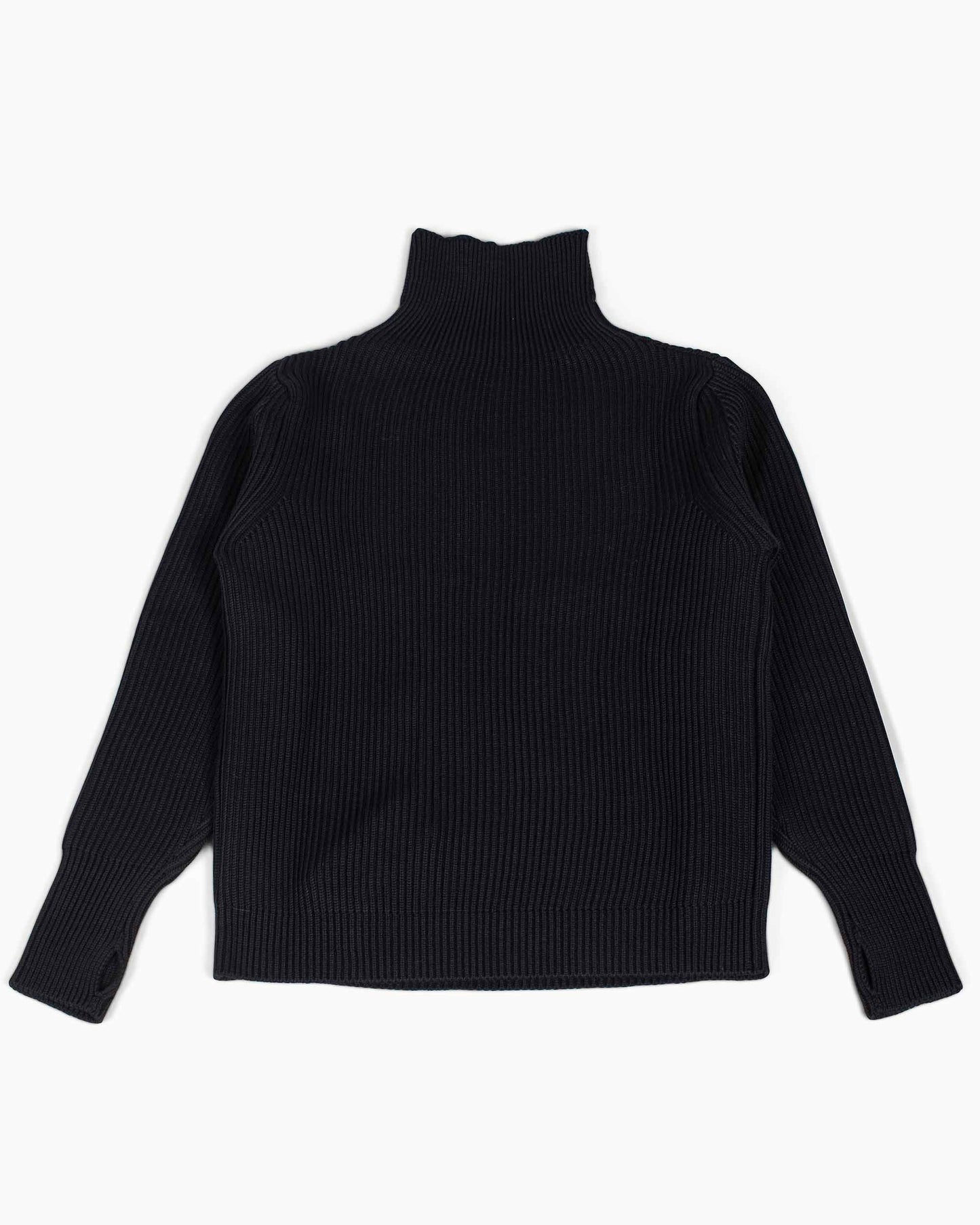 Andersen-Andersen Navy Turtleneck Black