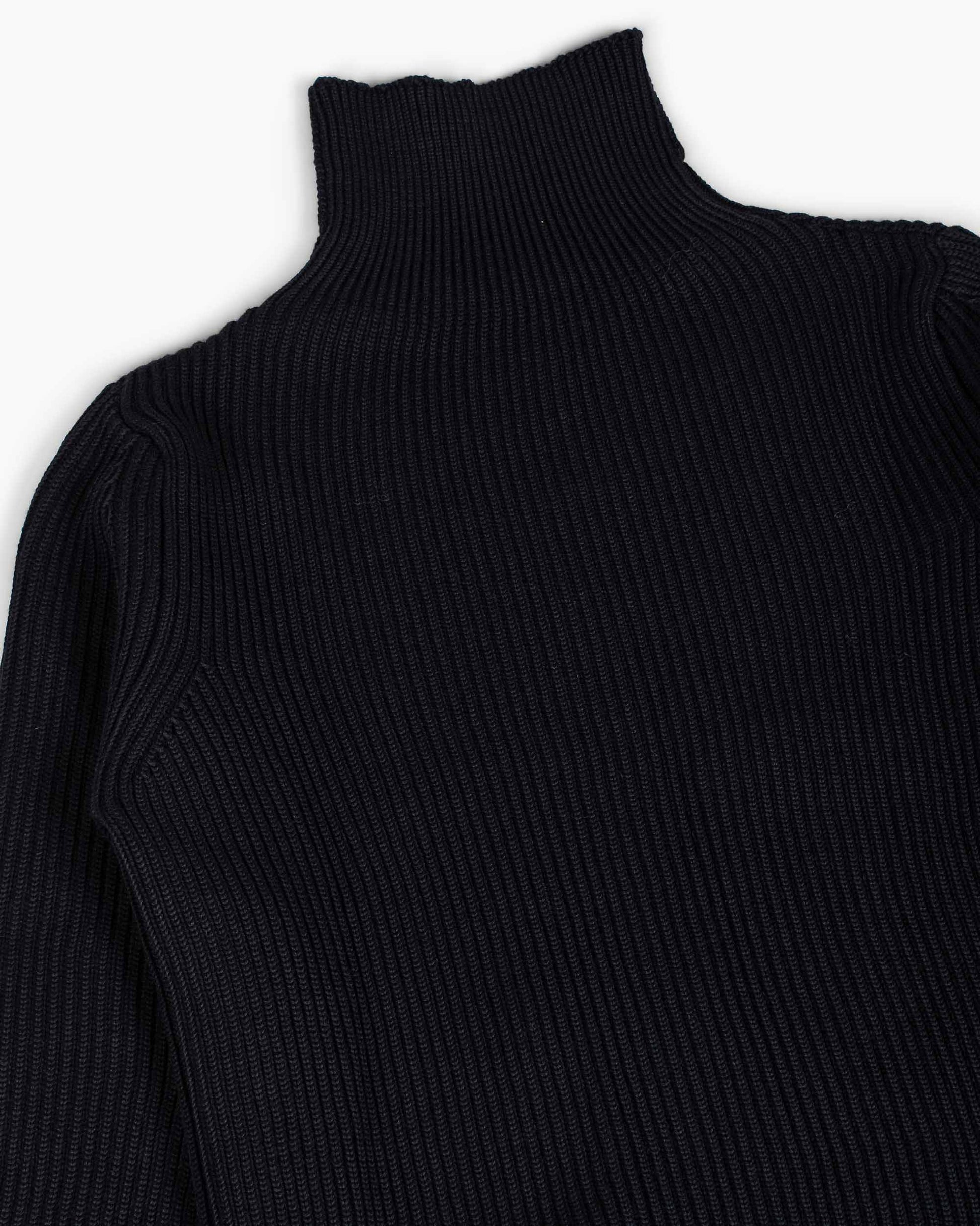 Andersen-Andersen Navy Turtleneck Black Details