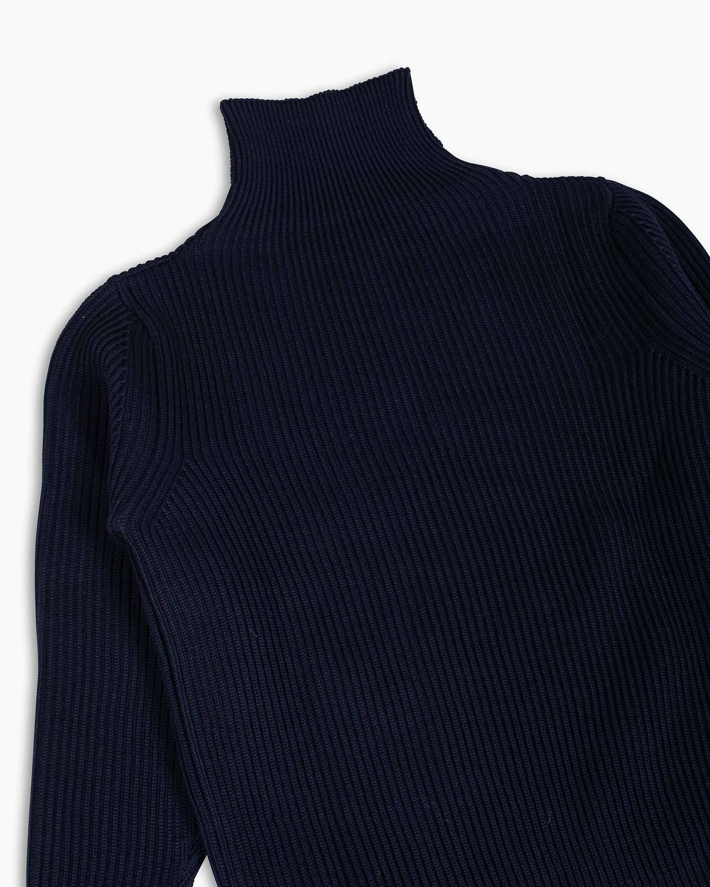 Andersen-Andersen Navy Turtleneck Navy Blue Details