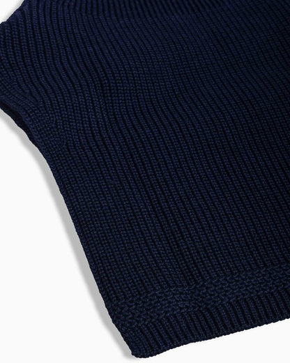 Andersen-Andersen Neckwarmer Navy Blue Details