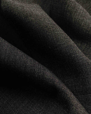 v\Auralee Super Fine Tropical Wool Slacks Top Charcoal Fabric