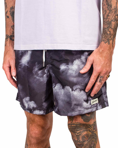 Bather Black Cloud Swim Trunk Close