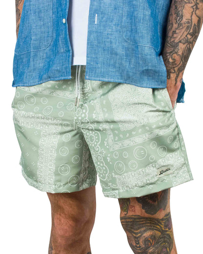 Bather Sage Bandana Swim Trunk Close