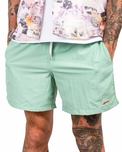 Bather Solid Seafoam Swim Trunk Close