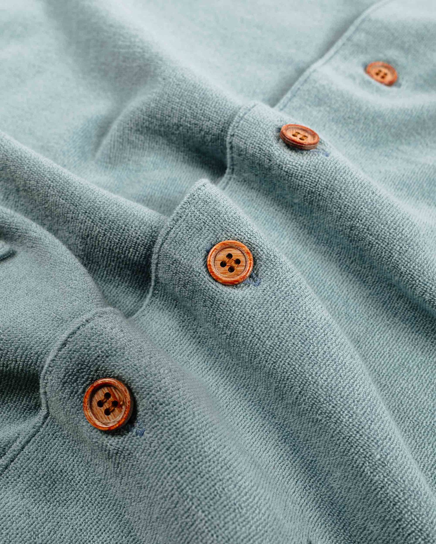 Battenwear Lounge Shirt Powder Blue Fabric