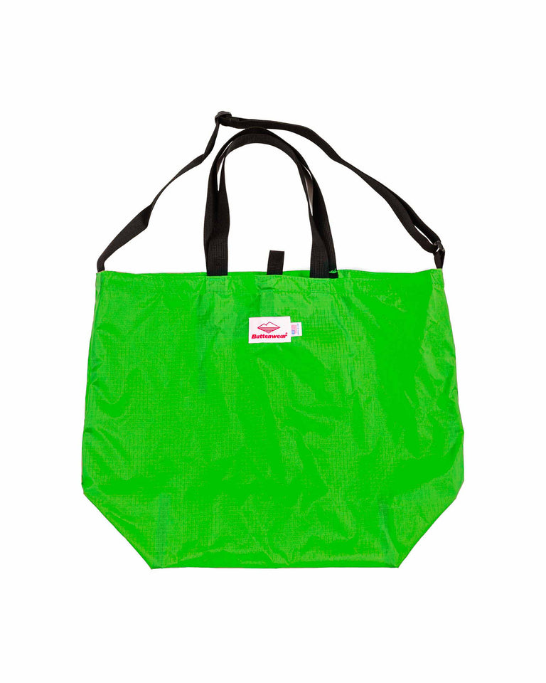 Battenwear Packable Tote Lime Green/Black