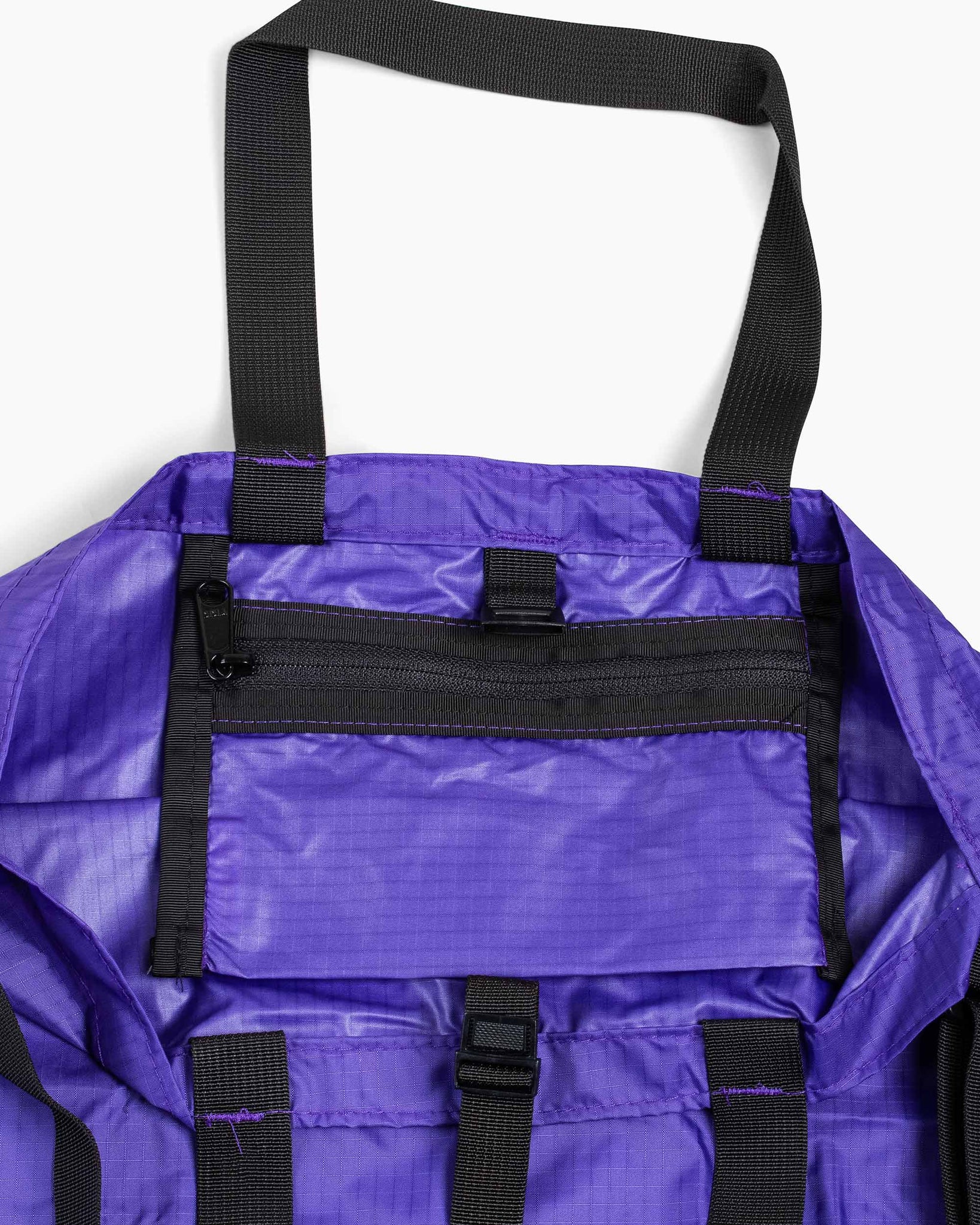 Battenwear Packable Tote Purple/Black Detail