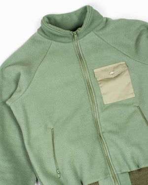 Battenwear Warm-Up Fleece Polartec Olive Details