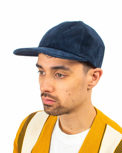 Beams Plus 6Panel Suede Navy Model