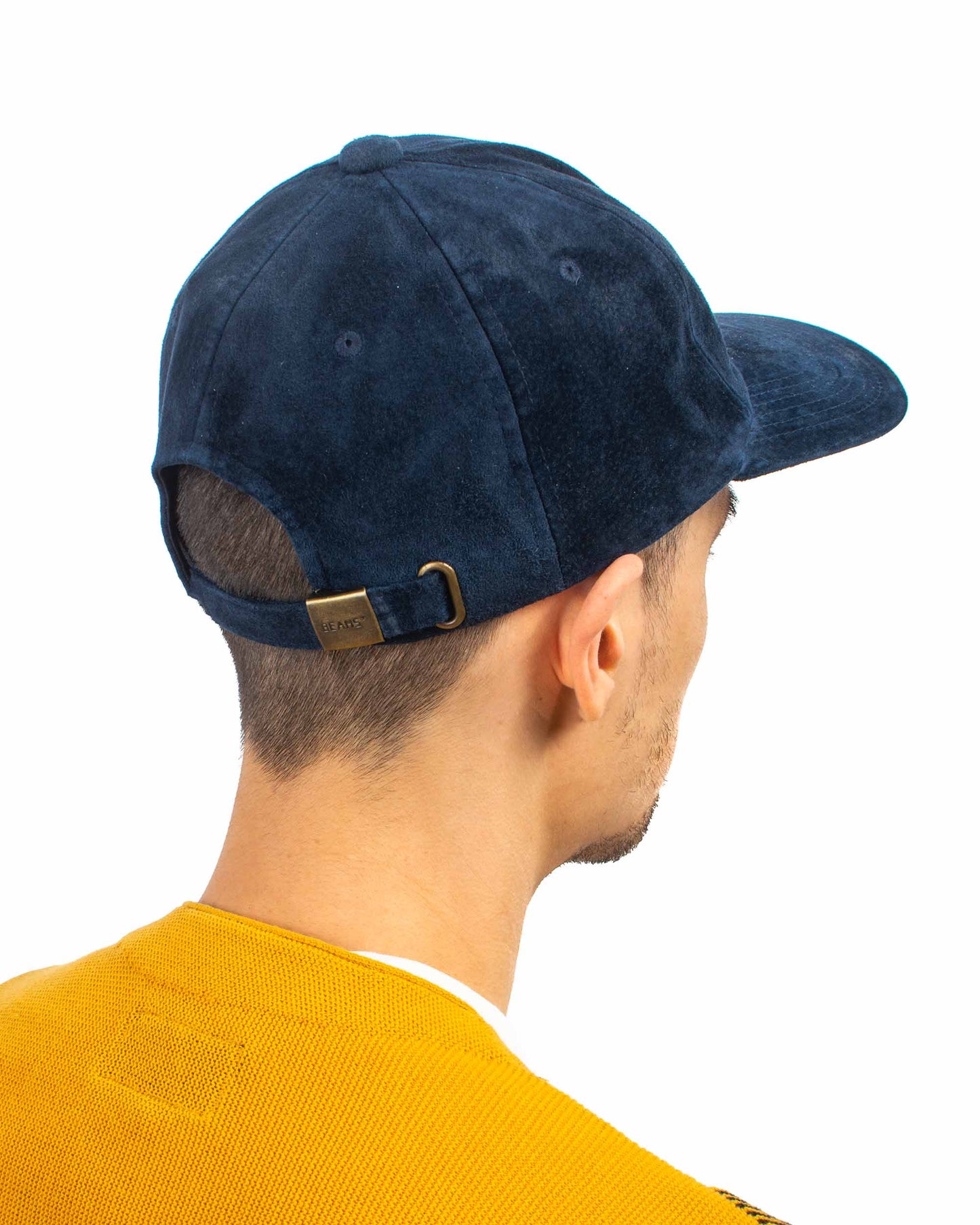 Beams Plus 6Panel Suede Navy Back