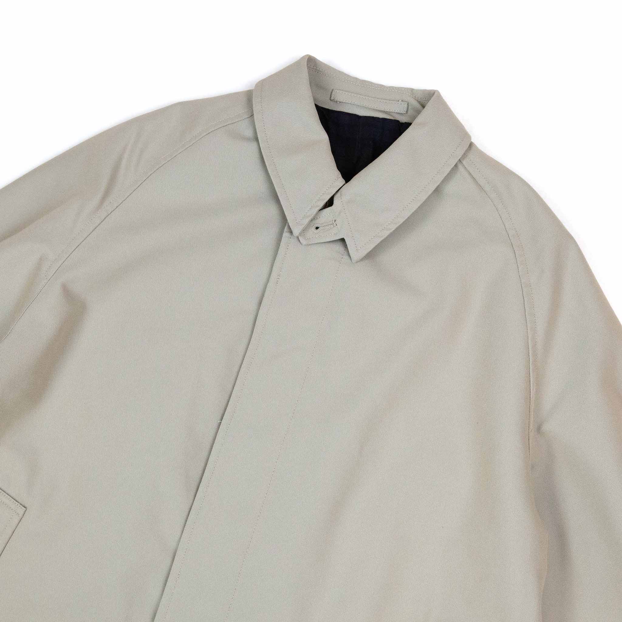 Beams Plus Balmacaan Collar Coat Tetoron/Cotton Gabardine Beige