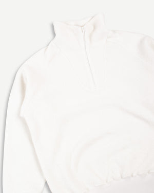 Beams Plus MIL Half Zip Fleece Off White Details