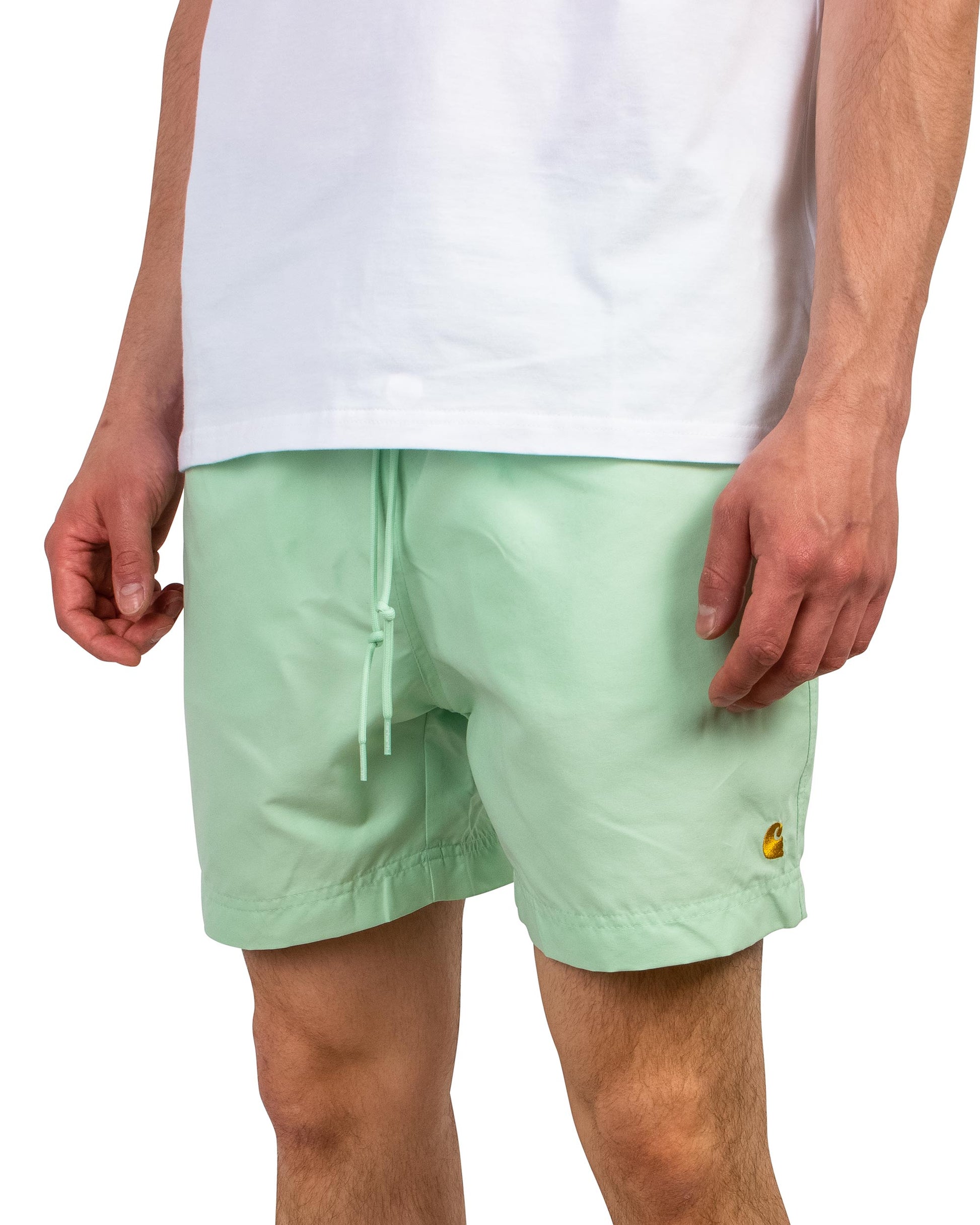 Carhartt W.I.P. Chase Swim Trunk Pale Spearmint Close