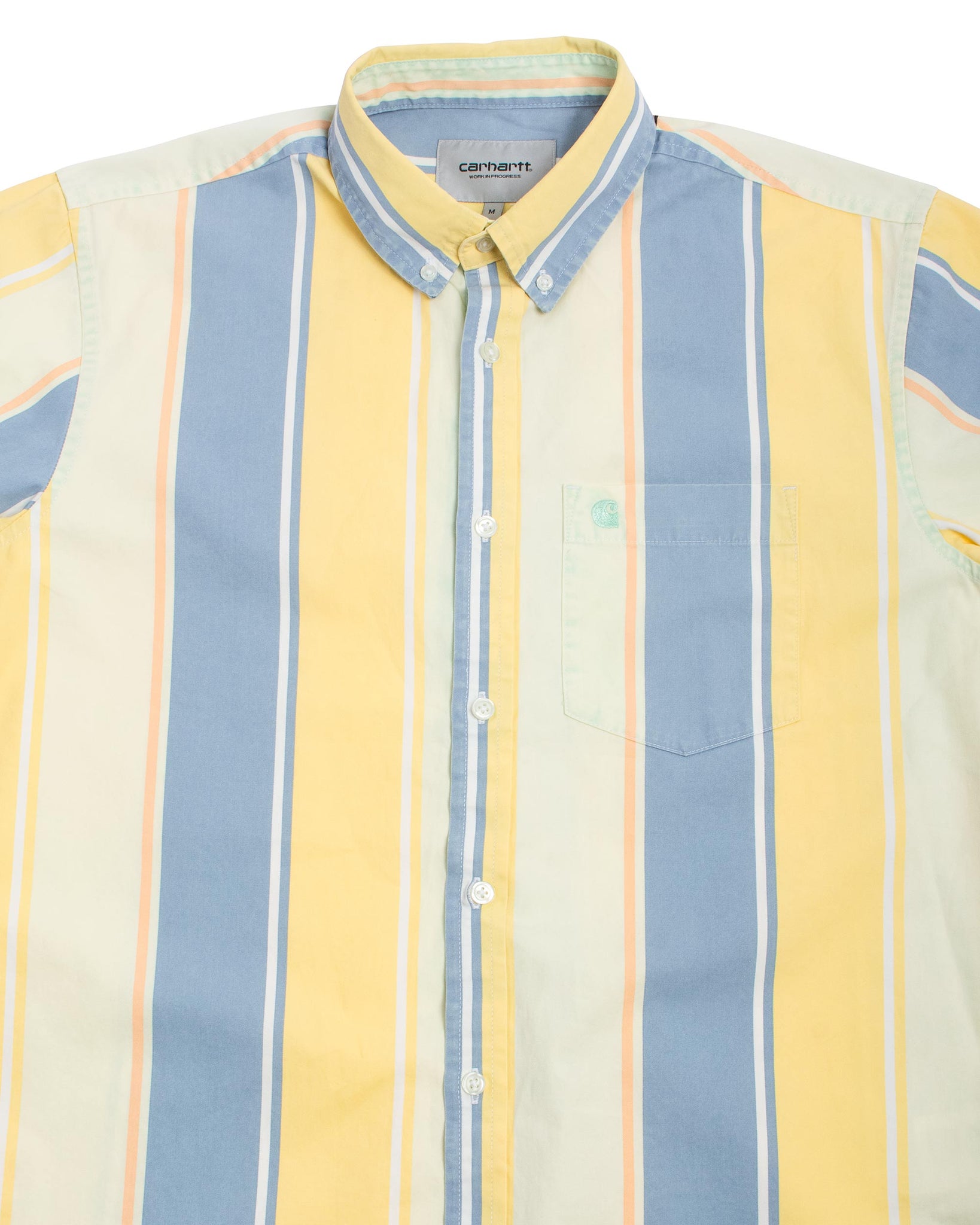 Carhartt W.I.P. Gilman Shirt Pale Spearmint Details