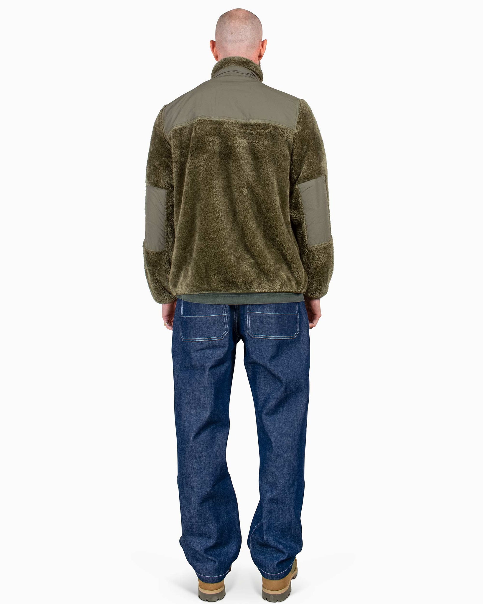 VolcanmtShops, Carhartt WIP Jackson pile fleece sweatshirt in khaki