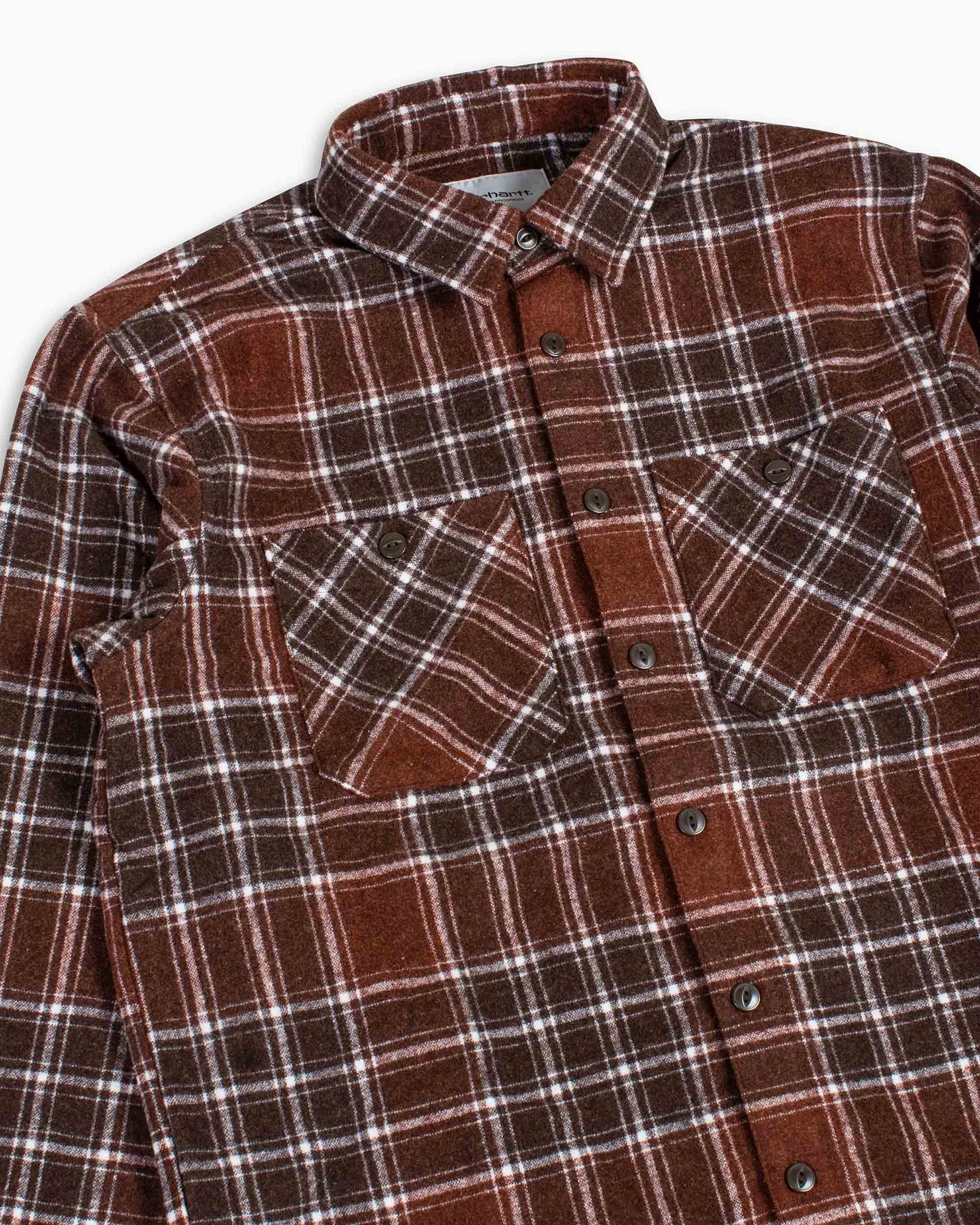 Carhartt W.I.P. Jared Check Shirt Ale Details