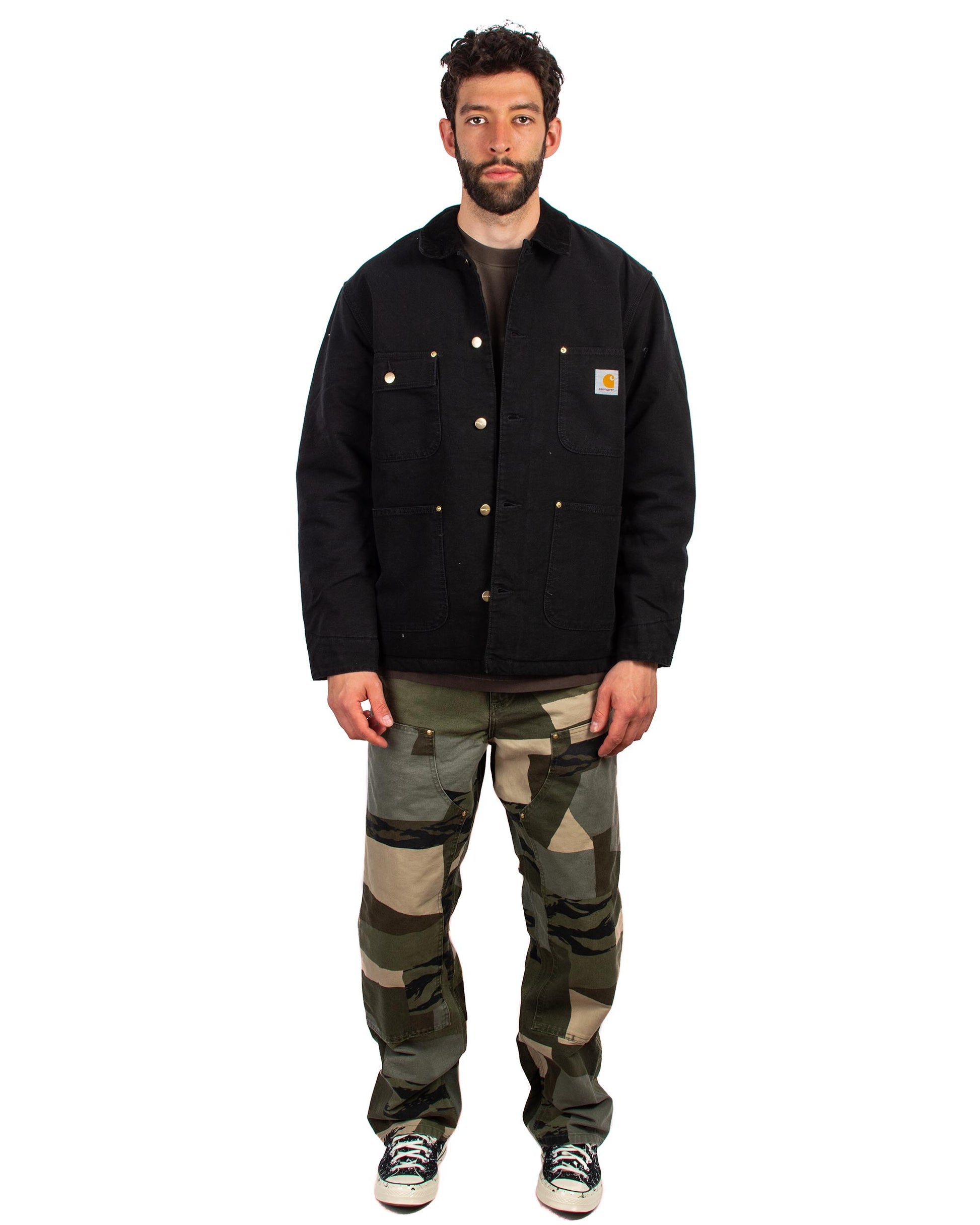 Carhartt W.I.P. OG Chore Coat Black Model