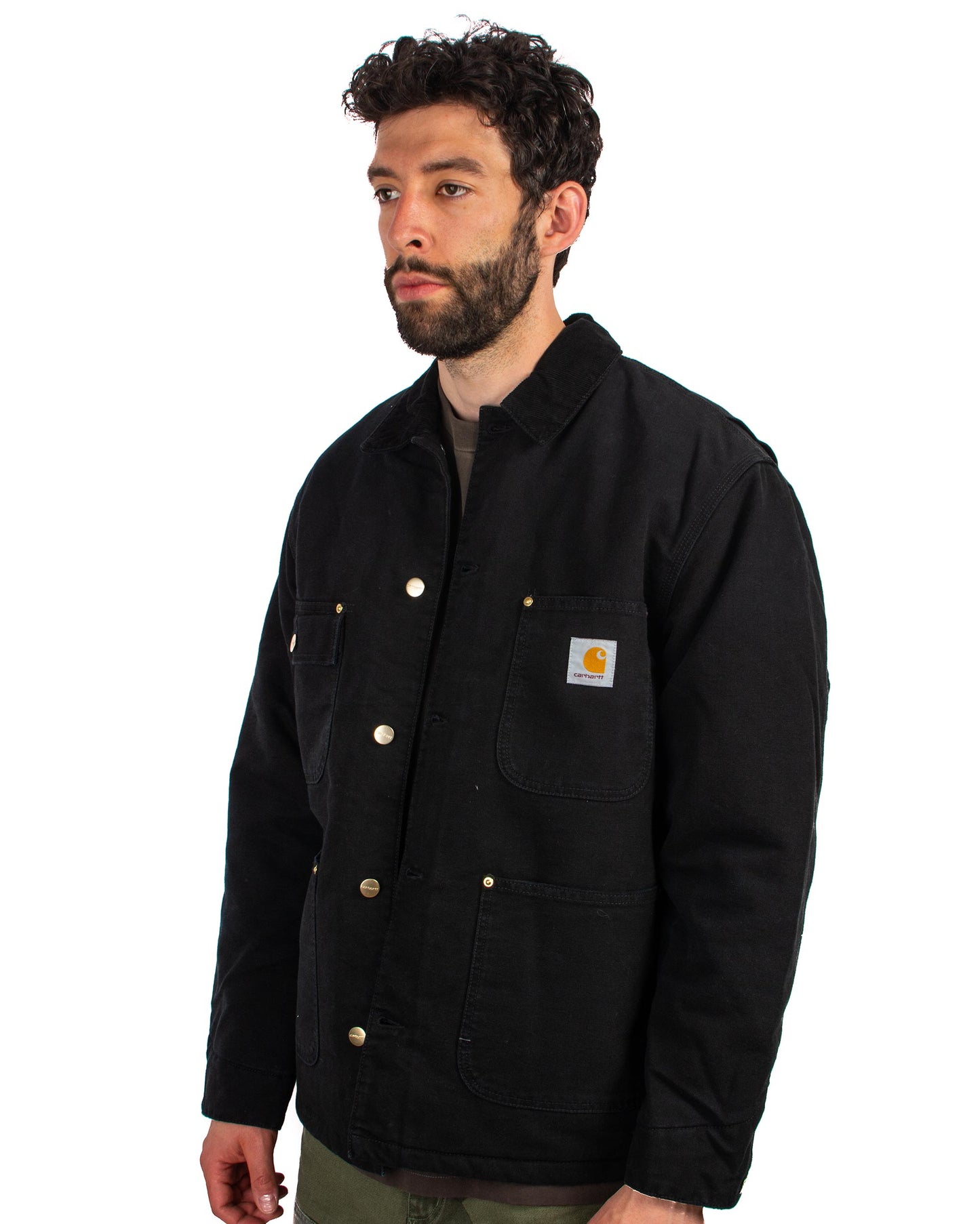 Carhartt W.I.P. OG Chore Coat Black Close