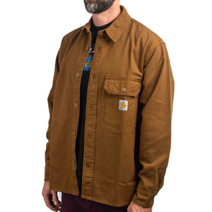 Carhartt W.I.P. Reno Shirt Jacket Denim Tawny Close