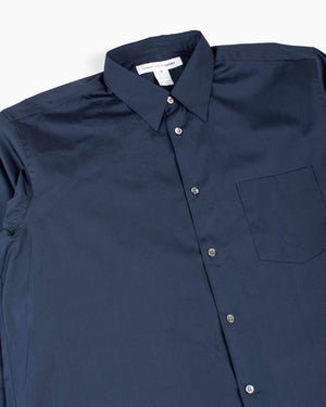 Comme des Garçons SHIRT Wide Classic Big Collar Shirt Navy Details