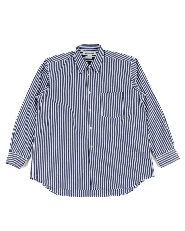 Comme des Garçons SHIRT Wide Classic Big Collar Shirt Stripe 3