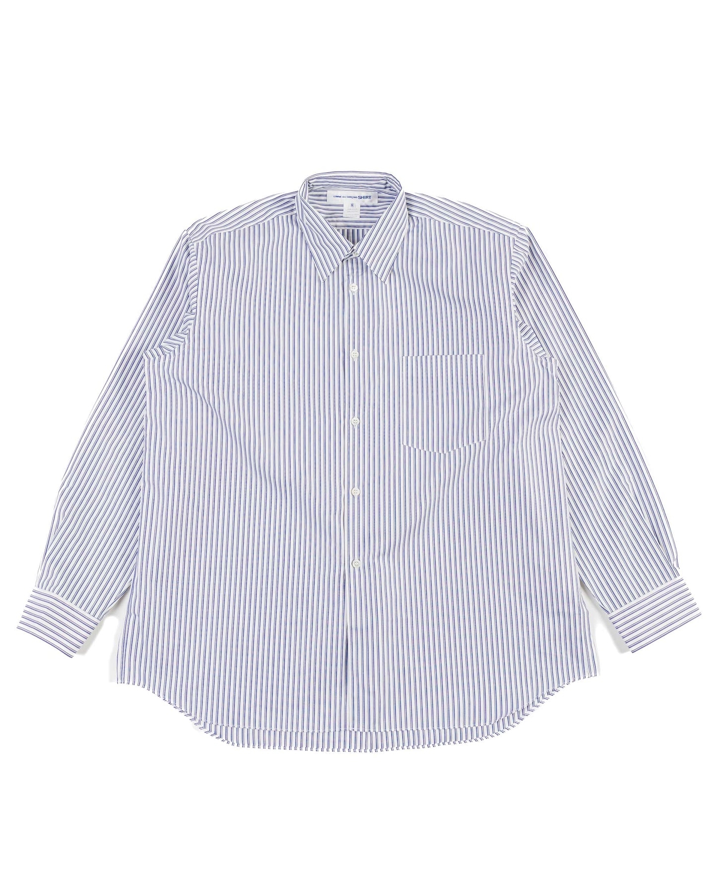 Comme des Garçons SHIRT Wide Classic Big Collar Shirt Stripe 4