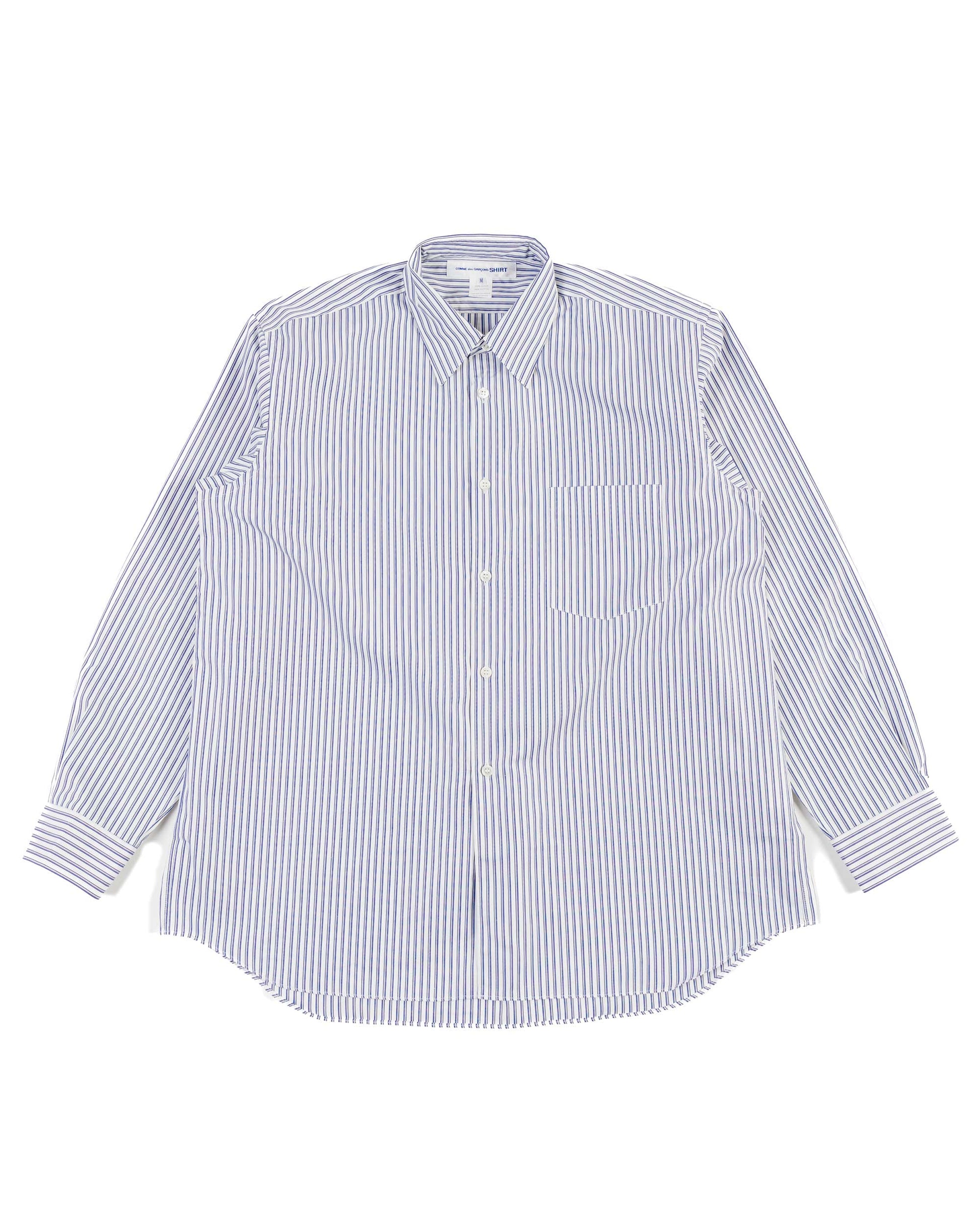 Comme des Garçons SHIRT Wide Classic Big Collar Shirt Stripe 4