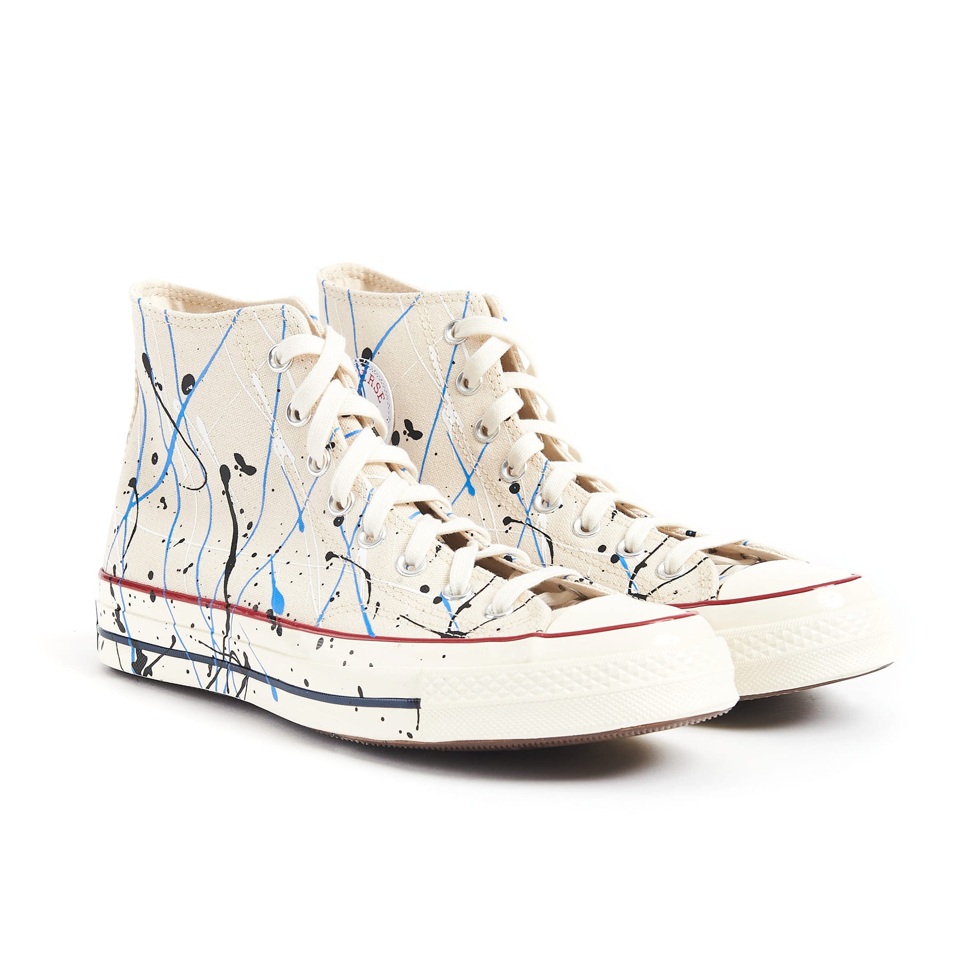 Converse CT 1970s Hi Egret/Digital Blue side