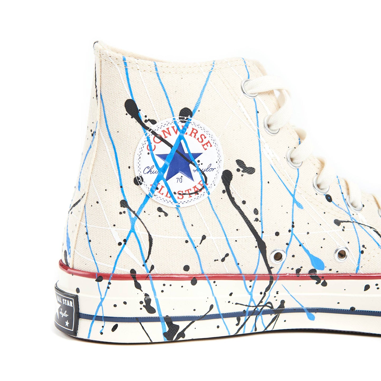 Converse CT 1970s Hi Egret/Digital Blue detail